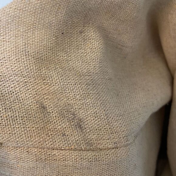 shore thing-woven beach bag with shell tassel- blue and green - Picture 7 of 8